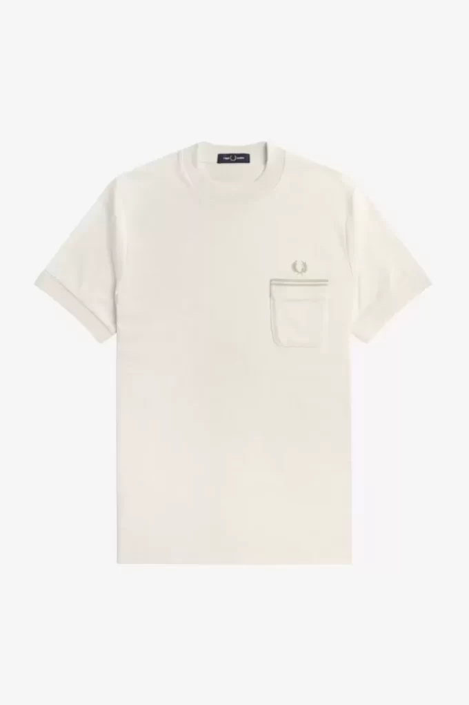 Camiseta de jersey con bolsillo de bucle para hombre