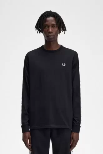 Camiseta de manga larga con cinta para hombre