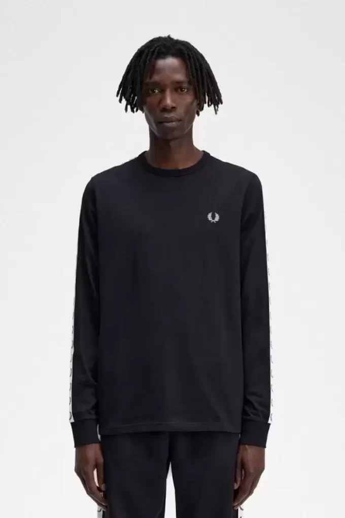 Camiseta de manga larga con cinta para hombre
