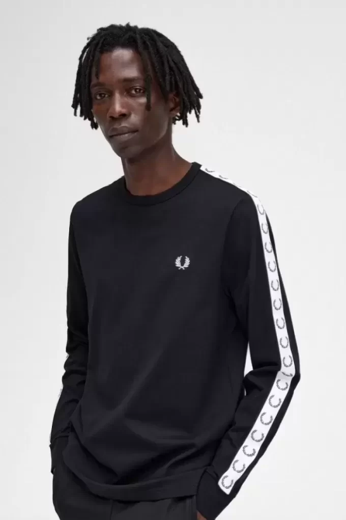 Camiseta de manga larga con cinta para hombre