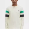 Camiseta de manga larga con paneles para hombre Camiseta de manga larga con paneles para hombre