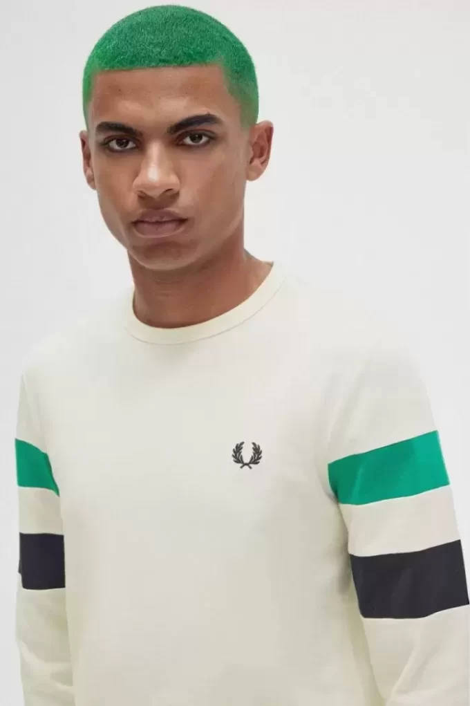 Camiseta de manga larga con paneles para hombre Camiseta de manga larga con paneles para hombre