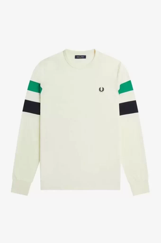 Camiseta de manga larga con paneles para hombre Camiseta de manga larga con paneles para hombre