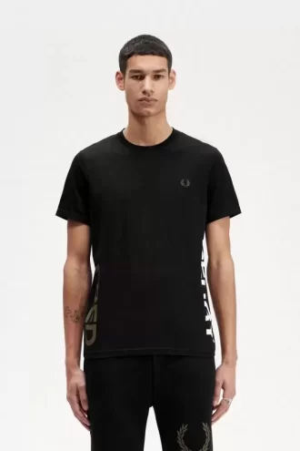 Camiseta de marca gráfica para hombre