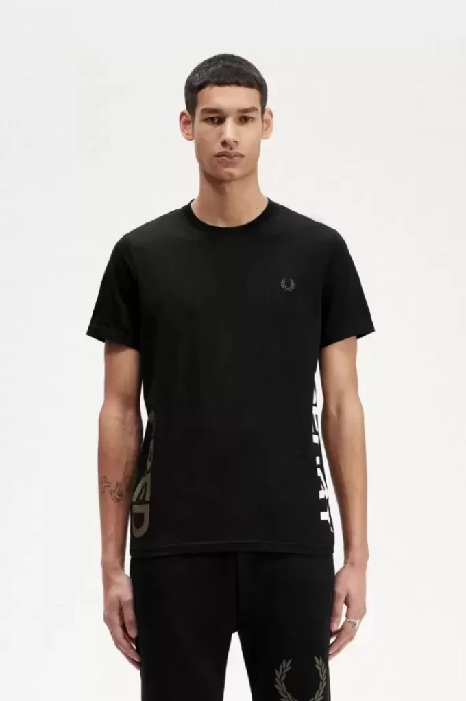 Camiseta de marca gráfica para hombre
