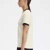 Camiseta de mujer con corona de laurel flocada