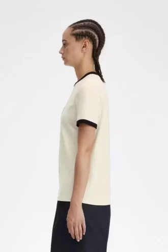 Camiseta de mujer con corona de laurel flocada