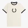 Camiseta de mujer con corona de laurel flocada