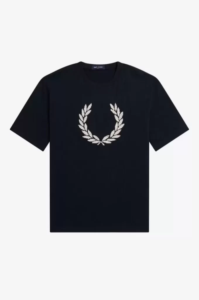 Camiseta de mujer con corona de laurel llamativa
