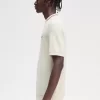 Camiseta de piqué con cuello redondo para hombre