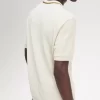 Camiseta de piqué con cuello redondo para hombre