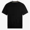 Camiseta de piqué con cuello redondo para hombre