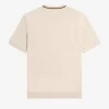 Camiseta de piqué con cuello redondo para hombre