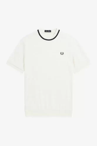 Camiseta de piqué con cuello redondo para hombre Reissues