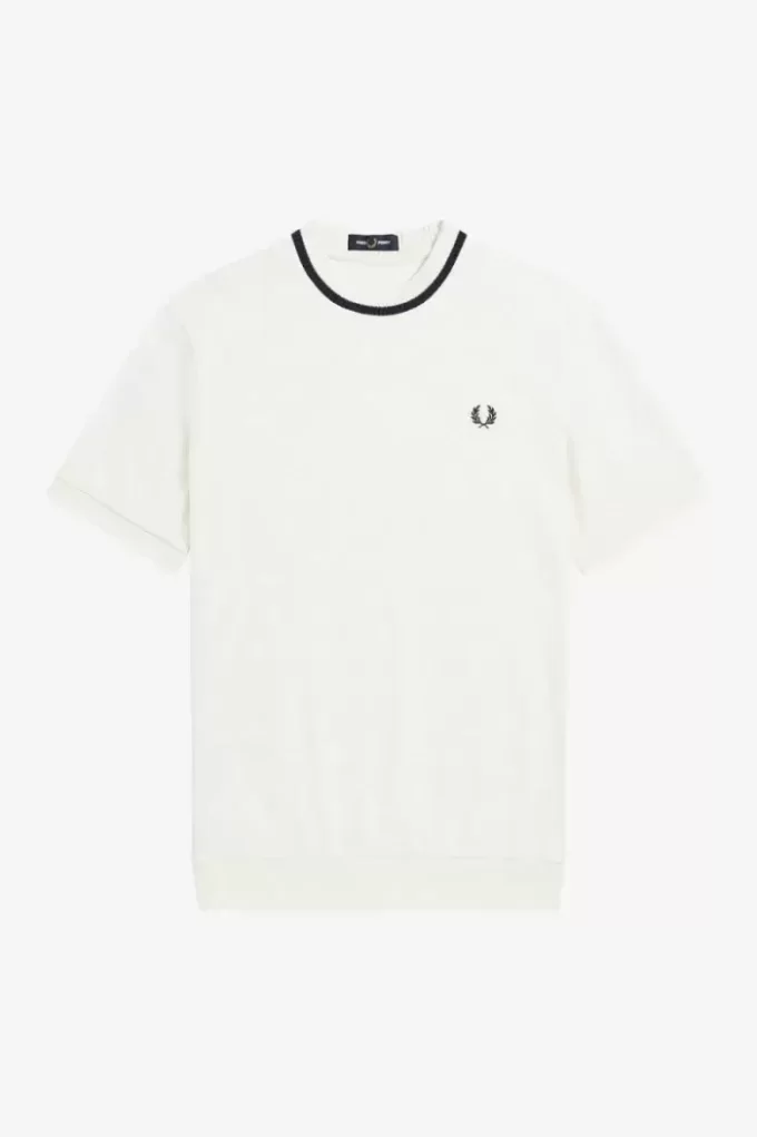 Camiseta de piqué con cuello redondo para hombre Reissues