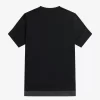 Camiseta de piqué con ribete transparente para mujer