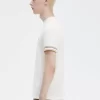 Camiseta de piqué con ribetes llamativos para hombre