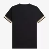 Camiseta de piqué con ribetes llamativos para hombre