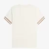 Camiseta de piqué con ribetes llamativos para hombre