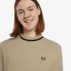Camiseta de piqué de manga larga para hombre