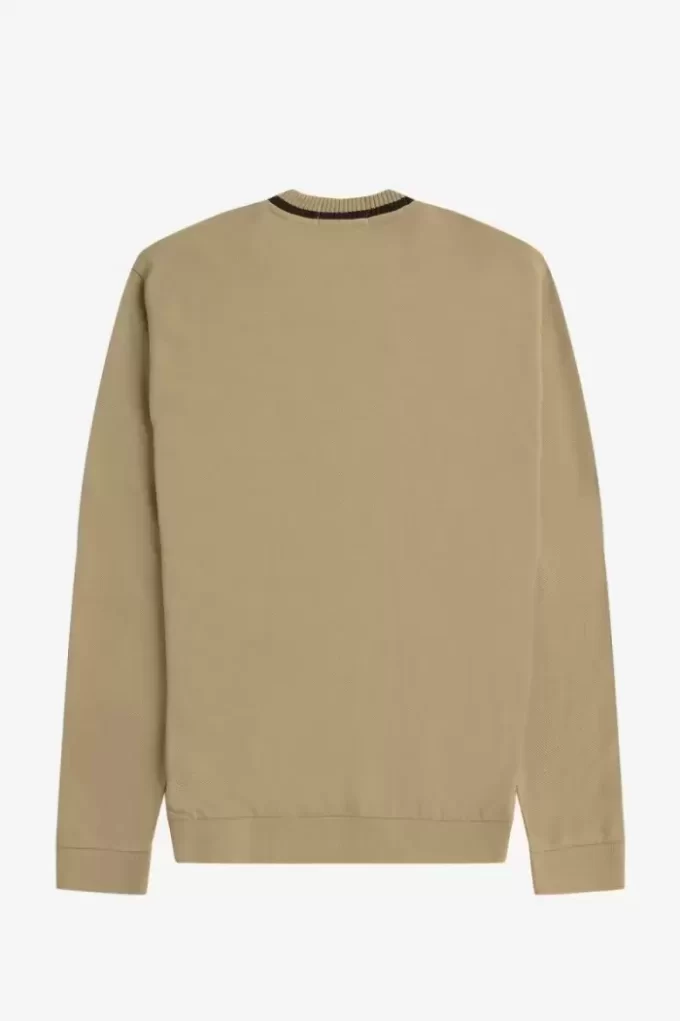 Camiseta de piqué de manga larga para hombre