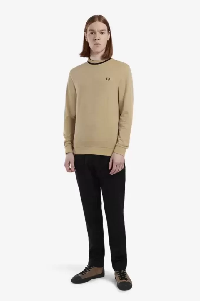 Camiseta de piqué de manga larga para hombre