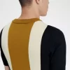 Camiseta de punto fino a rayas para hombre