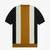 Camiseta de punto fino a rayas para hombre