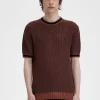 Camiseta de punto texturizada para hombre