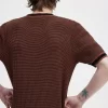 Camiseta de punto texturizada para hombre