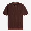 Camiseta de punto texturizada para hombre