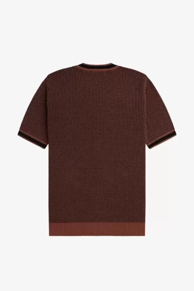 Camiseta de punto texturizada para hombre