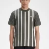 Camiseta de rayas degradadas para hombre