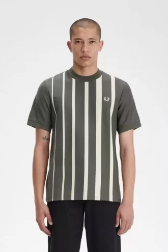 Camiseta de rayas degradadas para hombre