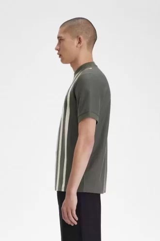 Camiseta de rayas degradadas para hombre