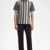 Camiseta de rayas degradadas para hombre