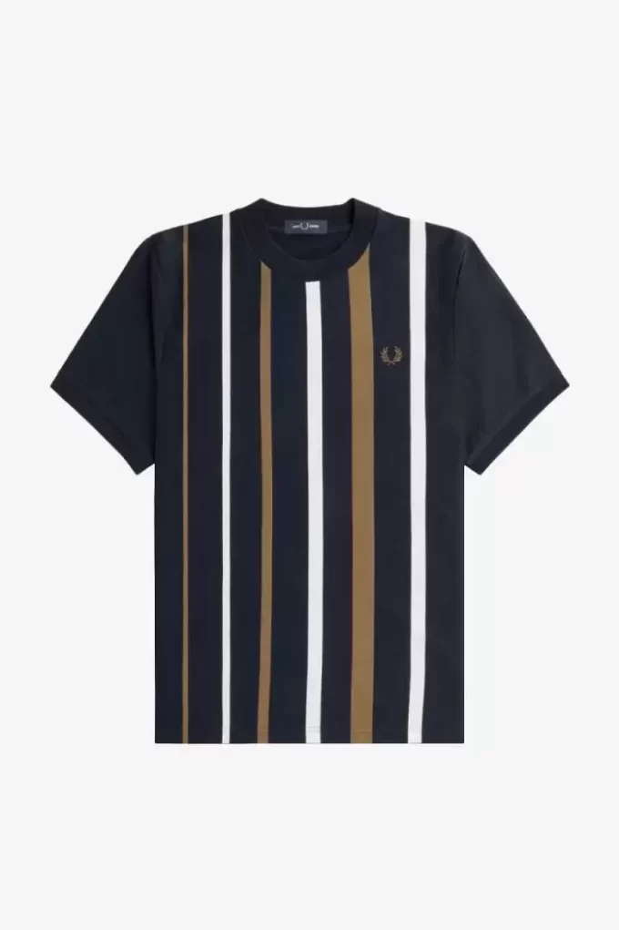 Camiseta de rayas degradadas para hombre