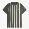 Camiseta de rayas degradadas para hombre