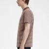 Camiseta de rayas finas y peso pesado para hombre