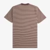 Camiseta de rayas finas y peso pesado para hombre