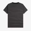 Camiseta de rayas finas y peso pesado para hombre