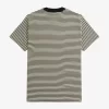 Camiseta de rayas finas y peso pesado para hombre