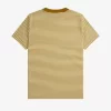 Camiseta de rayas finas y peso pesado para hombre