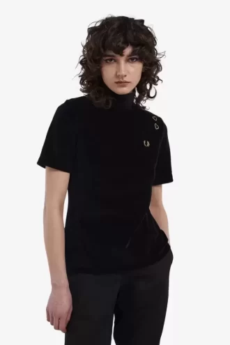 Camiseta de terciopelo para mujer