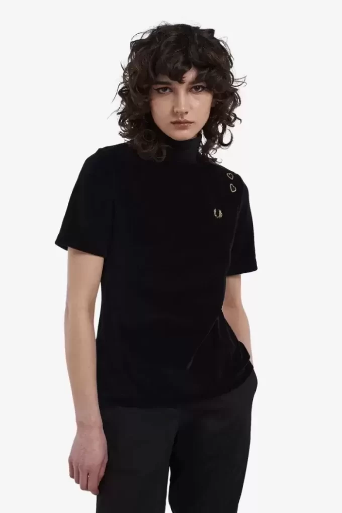 Camiseta de terciopelo para mujer Camiseta de terciopelo para mujer