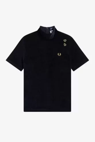 Camiseta de terciopelo para mujer