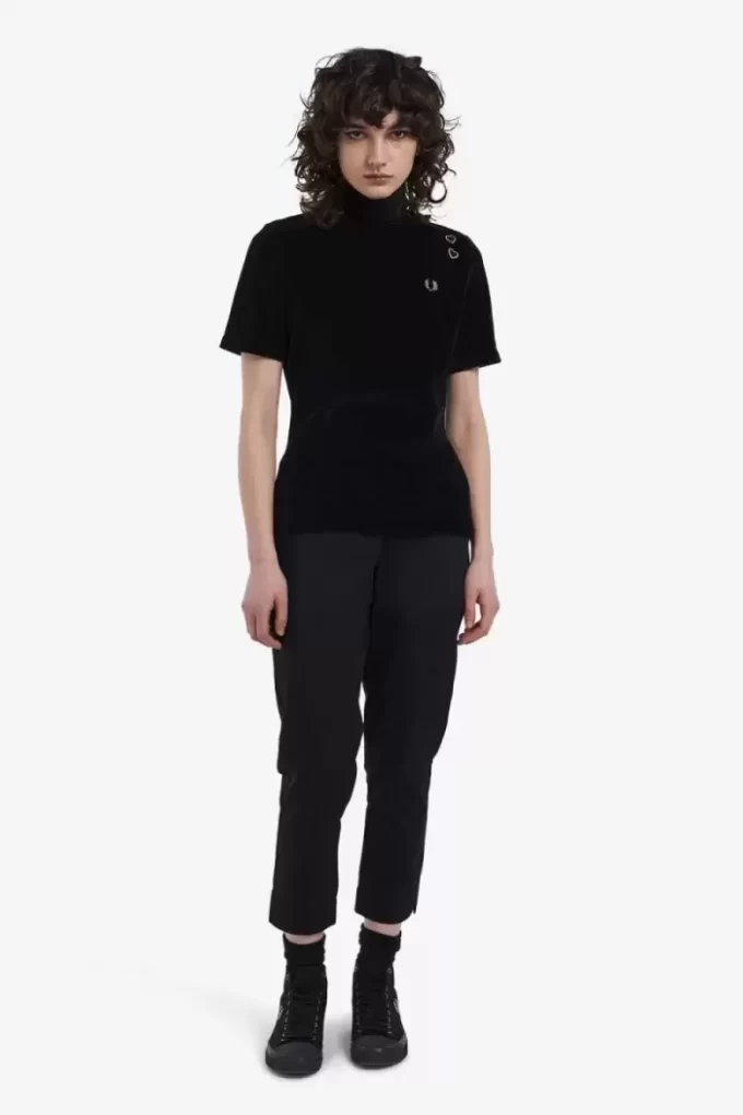 Camiseta de terciopelo para mujer Camiseta de terciopelo para mujer