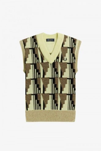 Camiseta de tirantes de punto jacquard