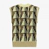Camiseta de tirantes de punto jacquard