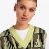 Camiseta de tirantes de punto jacquard